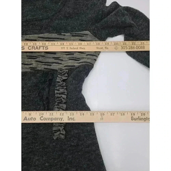 John Fashion Grey Wool Blend Dress Women's Size Small/ Medium Knee Length - Picture 4 of 7